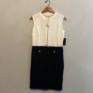 Enfocus studio White and Black Dress